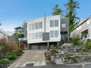 Immaculate Contemporary Sitting Above Juanita Bay