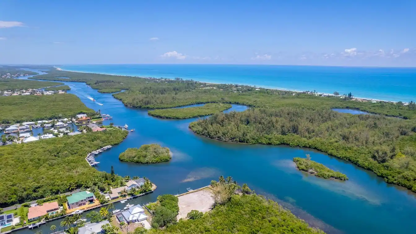Premier Waterfront Point Lot in Hobe Sound