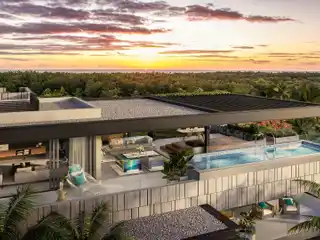 Elevated Tropical Elegance with Panoramic Horizon Views