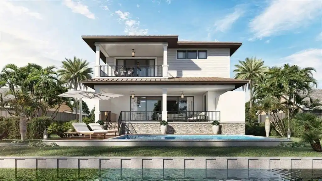 Newly Completed Residence on the South End of Siesta Key
