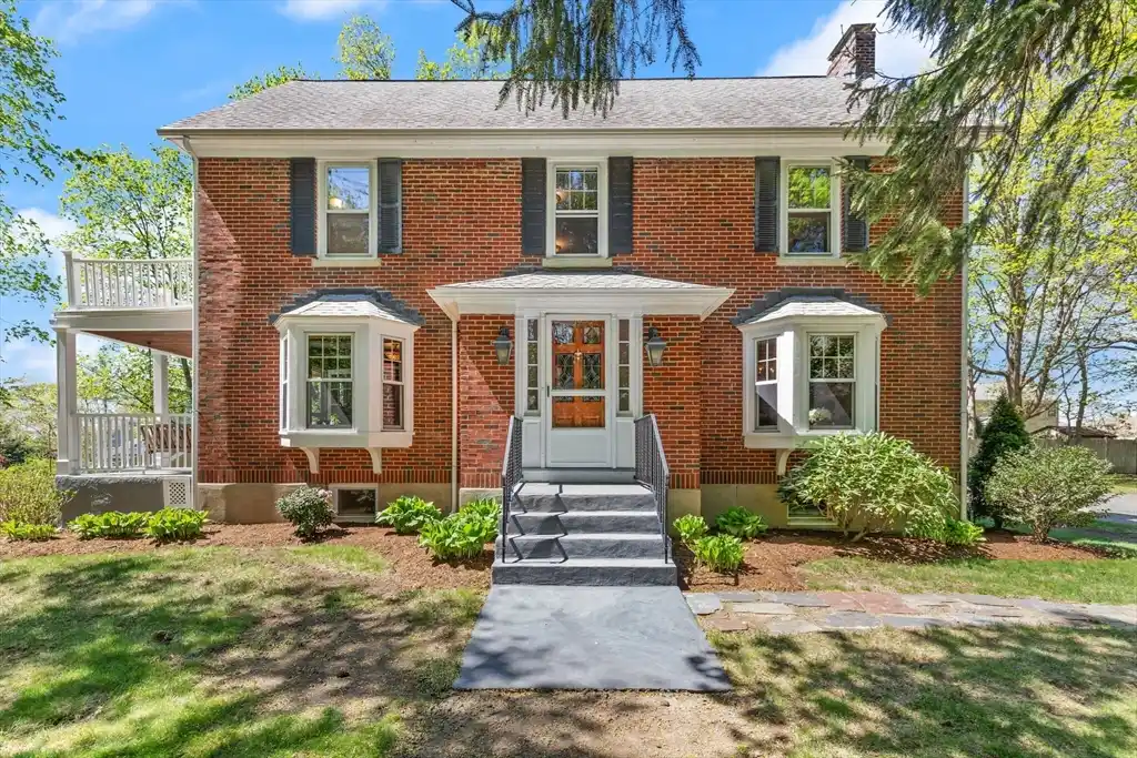Classic Red Brick Colonial Home