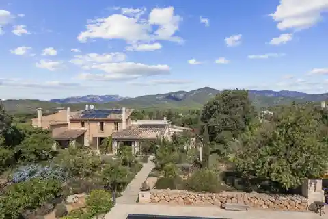 Exceptional Finca in Santa Maria Del Camí with Pool and Mediterranean Garden