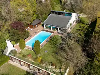 Grand Bougival Estate with Pool and Garage