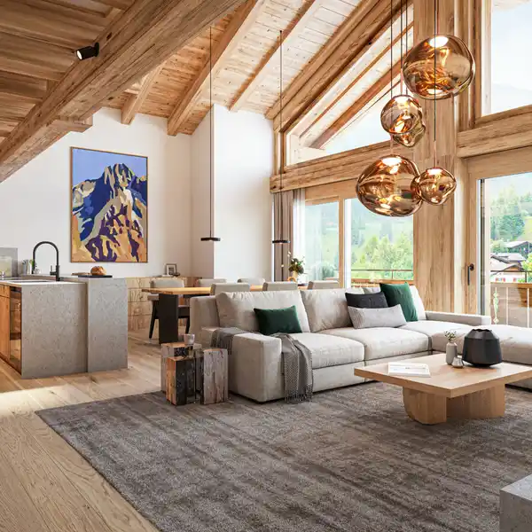 KLOSTERS: EXCLUSIVE NEW-BUILD DUPLEX WITH ELEGANT DESIGN AND VIEWS