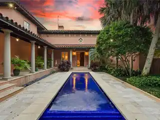 Mizner-style Home Plus Guest Cottage on over 42 Acres