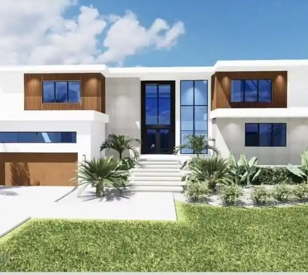 CUSTOM MODERN HOME IN EXCLUSIVE MARSH POINTE