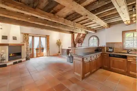 Living in Lantsch/lenz: Close to Walks, Cross-Country Skiing, Golf and a Forest Lake