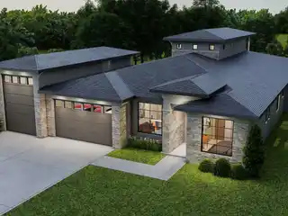 Sleek New Modern Craftsman Home