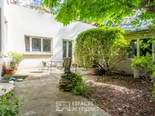 Creative Parisian Townhouse with Garden Workshop