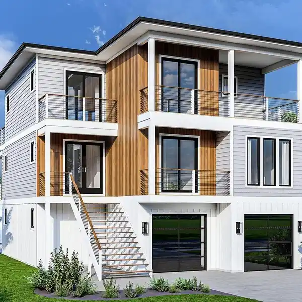 NEW CUSTOM HOME ON A DEEP WATER CANAL