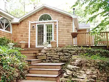 Charming Cottage with Poolside Serenity