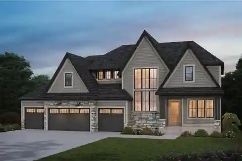 New Construction on an Expansive Wooded Lot in East Preserve