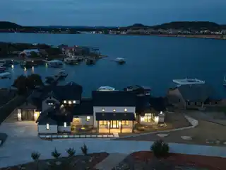 Lakeside Grandeur in a New Possum Kingdom Lake Home