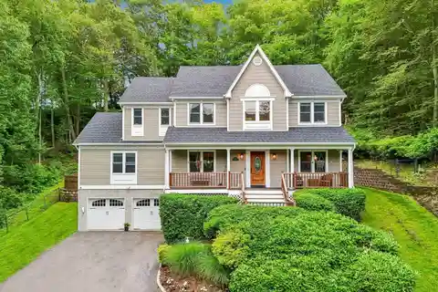 Stately Colonial on a Serene Private Lot