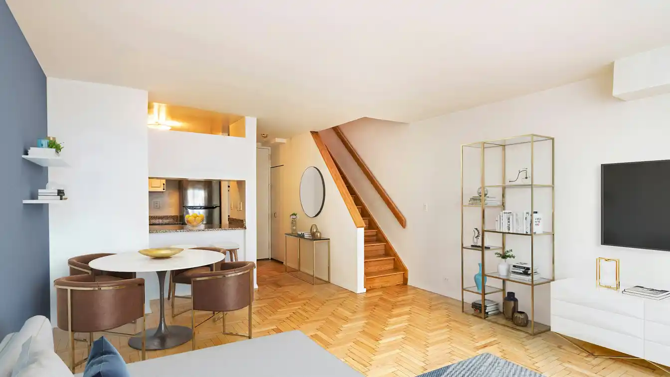 Sun-filled Duplex One Bedroom Oasis