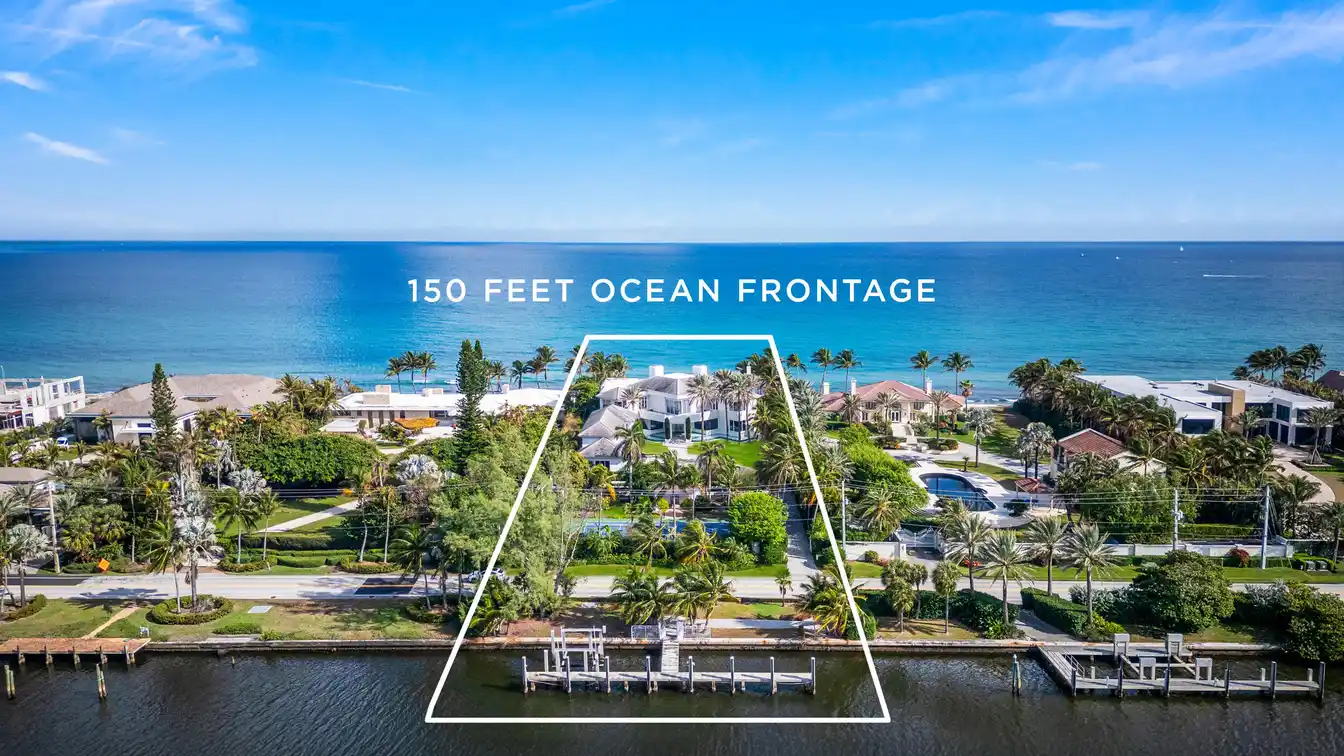 Incredible Property in the Manalapan Ocean to Lake Section