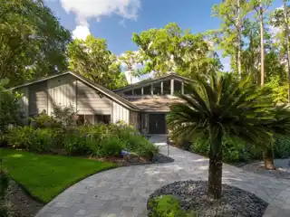 Architecturally Distinctive Residence on over an Acre