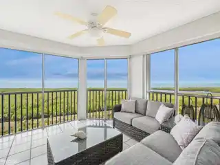 Coastal Contemporary Furnished Condo with Panoramic Gulf View