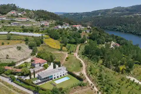 Contemporary Villa Surrounded by Nature with River Views