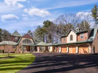 Shingle-style Home with Carriage Home on over Six Acres