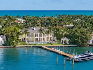 A Truly Rare Compound Along the Palm Beach Island Waterfront