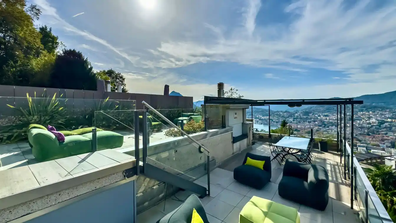 Stunning Residence with Lake Lugano Views