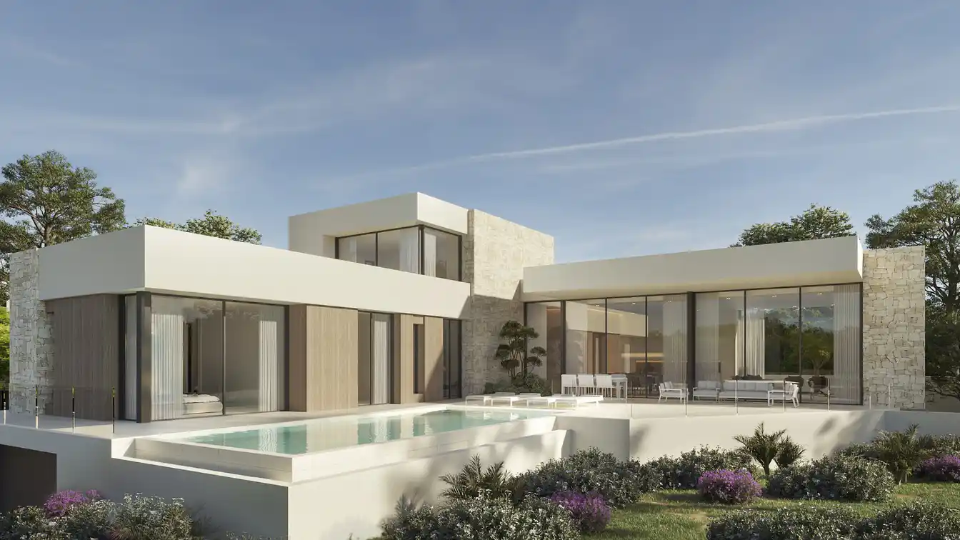 New Contemporary Villa in the Charming Village of Moraira
