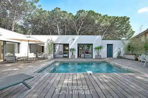 Serene Forest Villa Steps from Historic Town