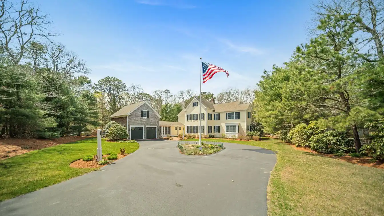 Classic Colonial Providing Privacy and Elegance