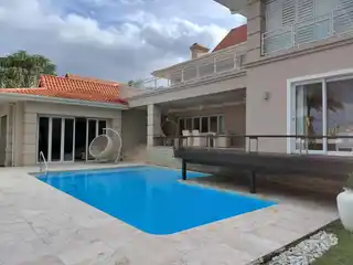 Elegant Two-Story Home with Poolside Bar