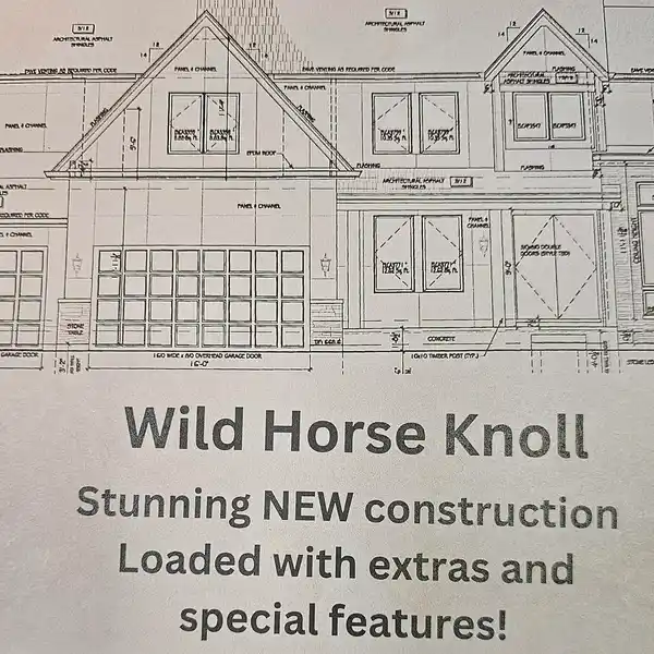 RARE CUSTOM NEW CONSTRUCTION IN WILD HORSE KNOLL