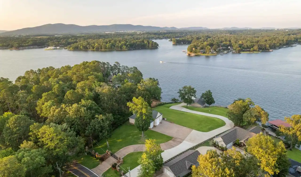One-of-a-kind Waterfront Estate on a Pristine Lake Lot