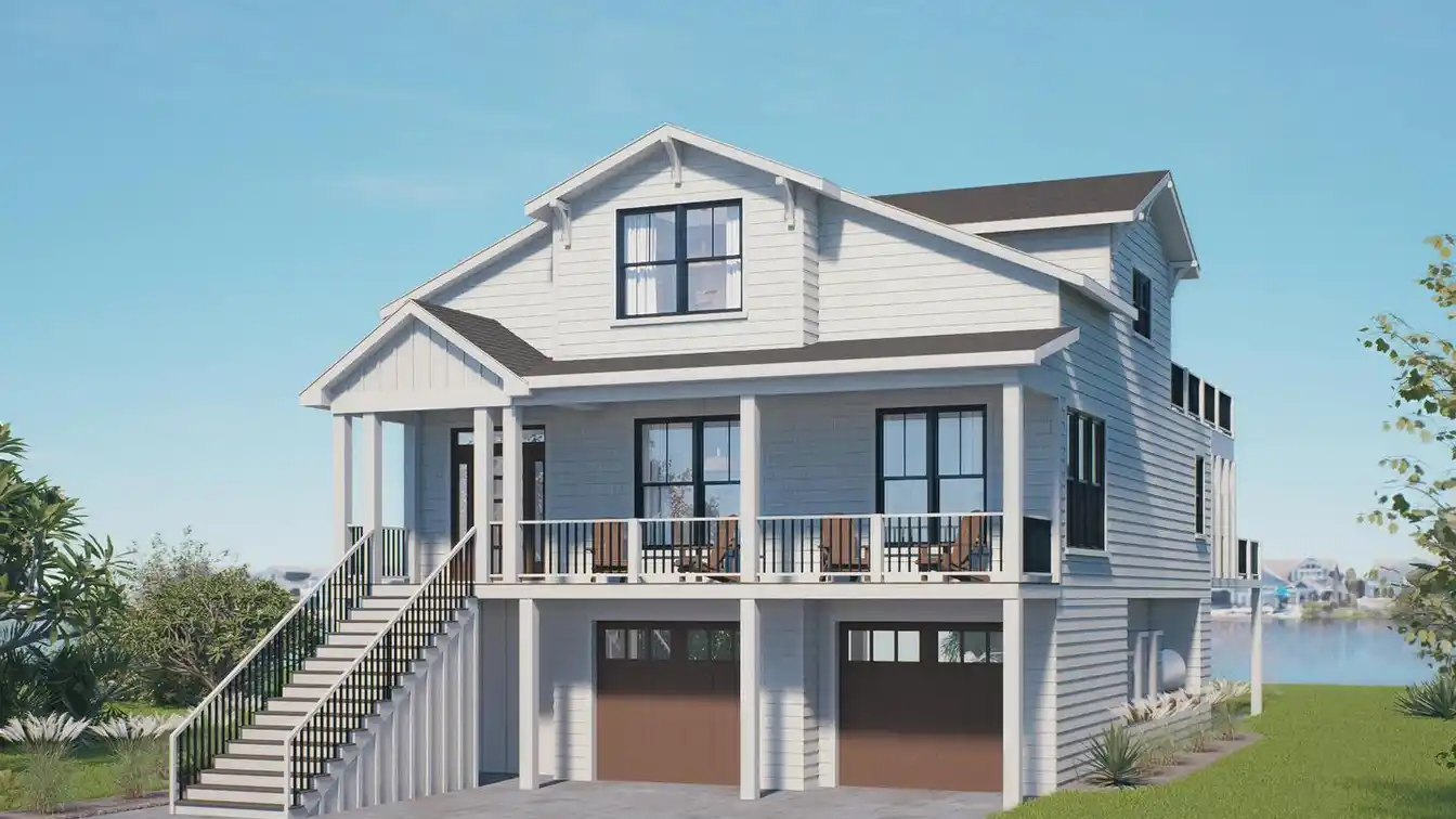 Brand New Bayfront Home with a Pool
