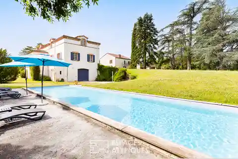 Elegant Mid-19th-Century Manor House