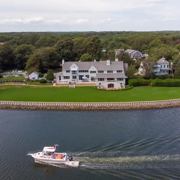 TIMELESS CAPE COD ESTATE WITH GRANDEUR AND VIEWS