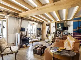 Sunlit Top-Floor Duplex with Balcony