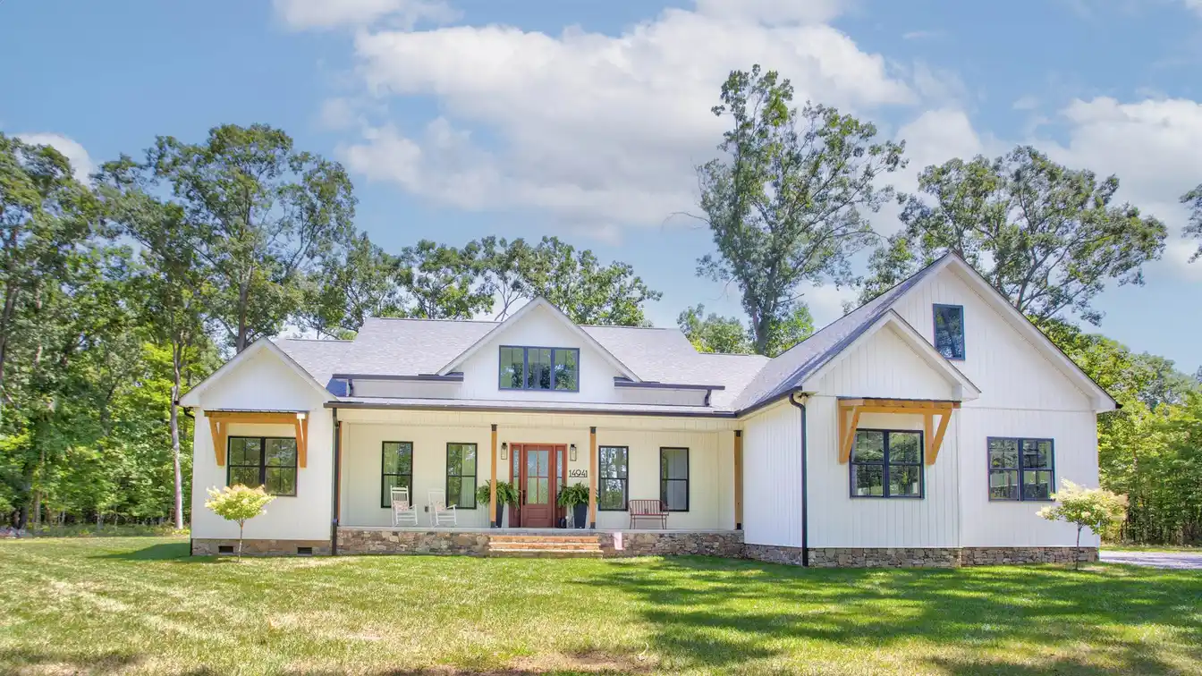 Modern Design and Rustic Charm over 11 Acres of Lush Landscape