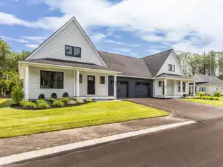 Coastal Maine Living in Wooded Retreat