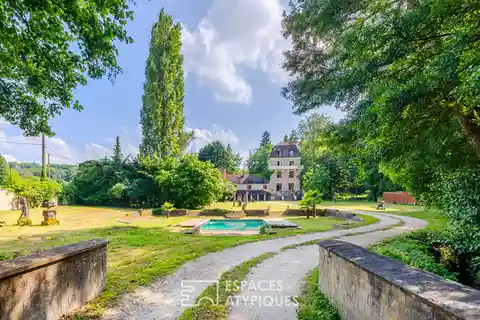 Historic Mill Estate with Chapel and Pond