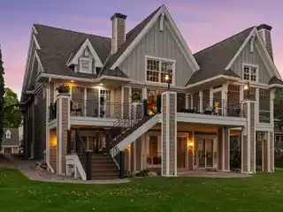 Custom Sharratt-Designed Home on Lake Minnetonka