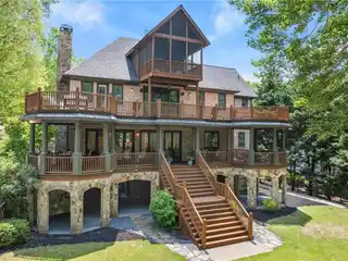 Exquisite Custom-Built Craftsman Lakefront Estate