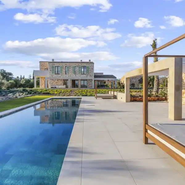 SPECTACULAR DREAM FINCA WITH BEAUTIFUL POOL AND SEA VIEWS IN S'HORTA