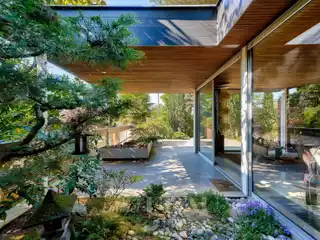 Architectural Gem with Japanese-mediterranean Garden