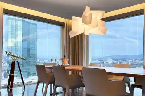 Contemporary Tower Apartment Overlooking Zurich and the Alps