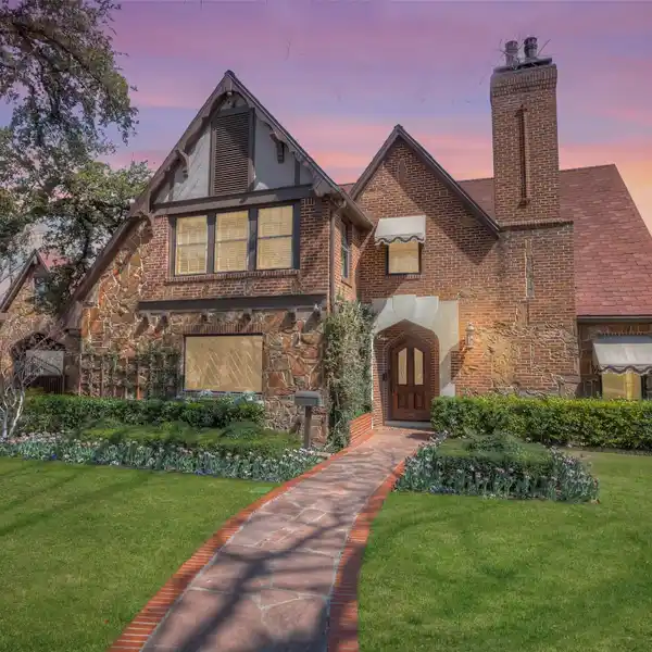 INCREDIBLE TUDOR REVIVAL HOME WITH ROMANTIC AND CHARMING FEATURES