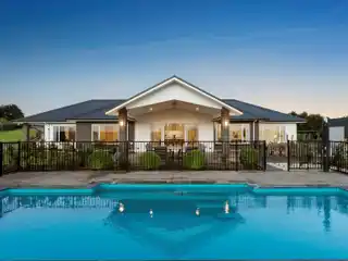 Resort-Inspired Living with Separate Guest Wing