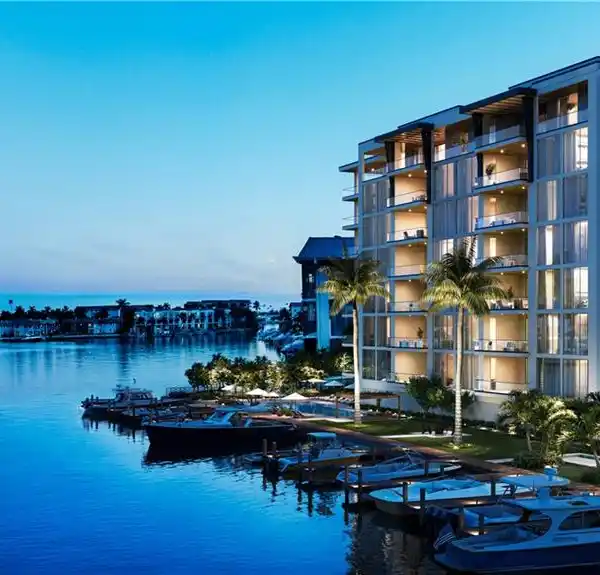 REFINED LIVING IN AT A NEW WATERFRONT ADDRESS