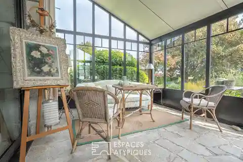 Seaside Stone House with Landscaped Garden Views