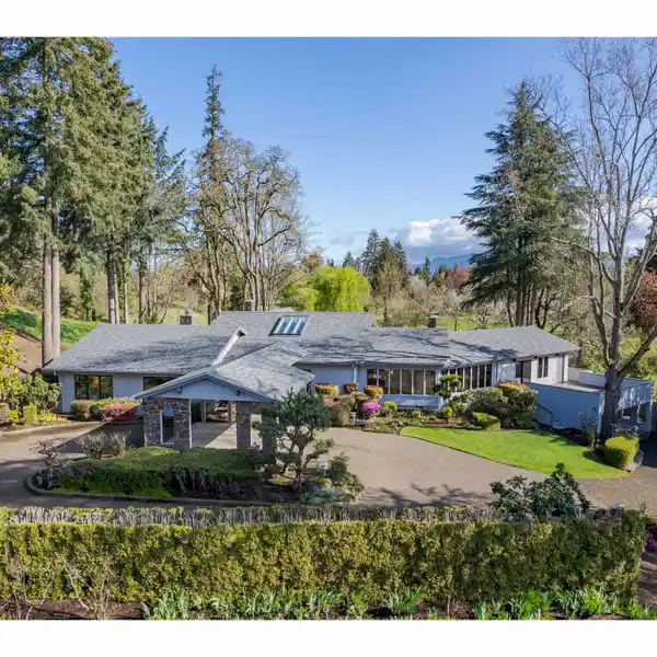 RARE MID-CENTURY HOME ON LUSH PROPERTY