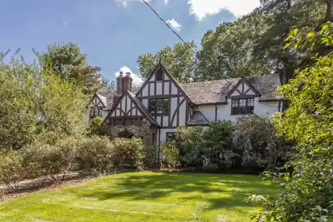 Handsome Stone and Stucco Tudor